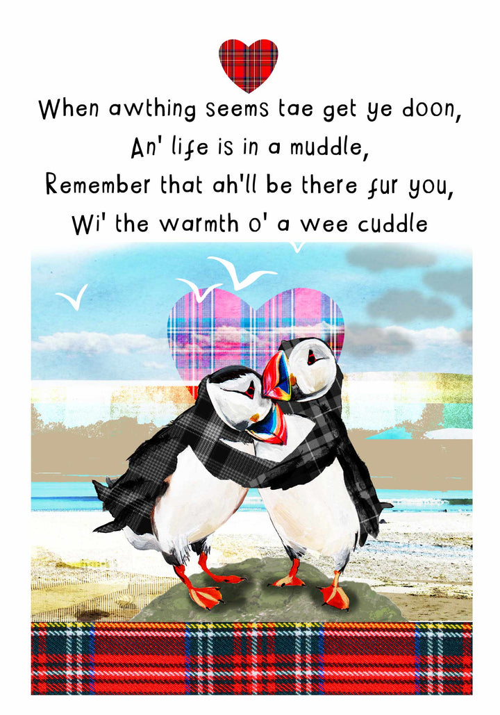 Puffin Cuddle Card