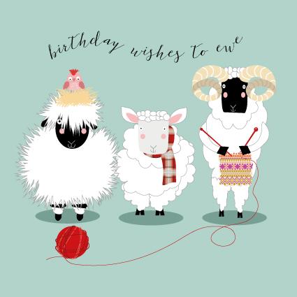 Birthday Wishes To Ewe Card