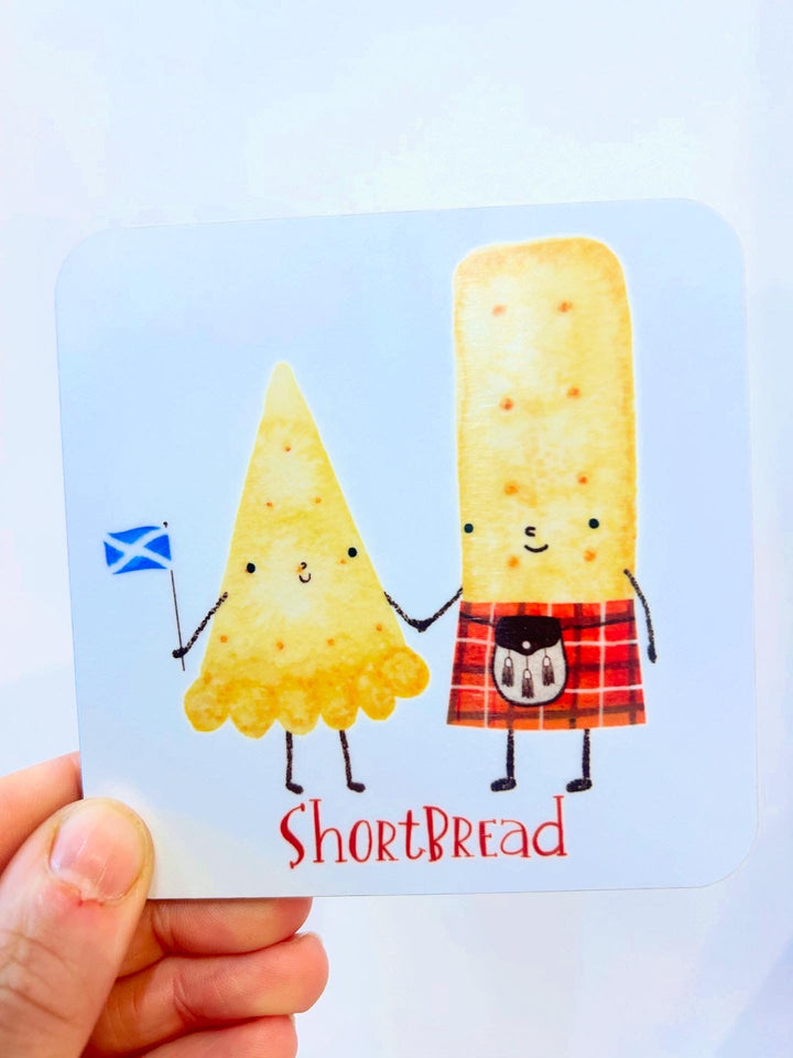 Shortbread Love Scottish Coaster