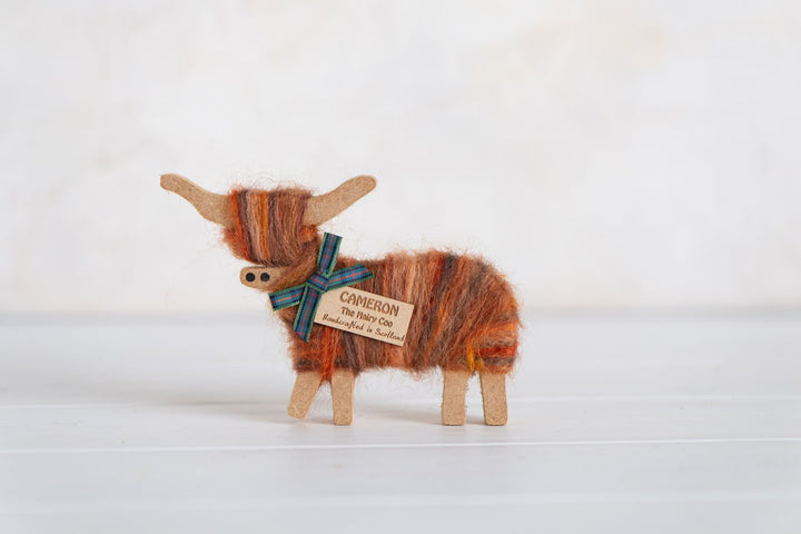 Handmade Standing Highland Coo Ornament