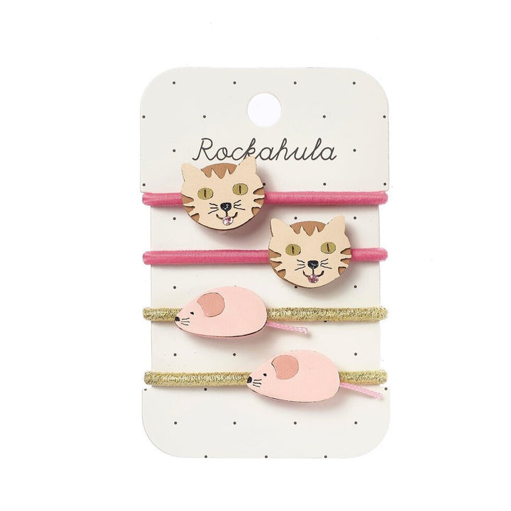 Tabby Cat & Mouse Hair Ponies