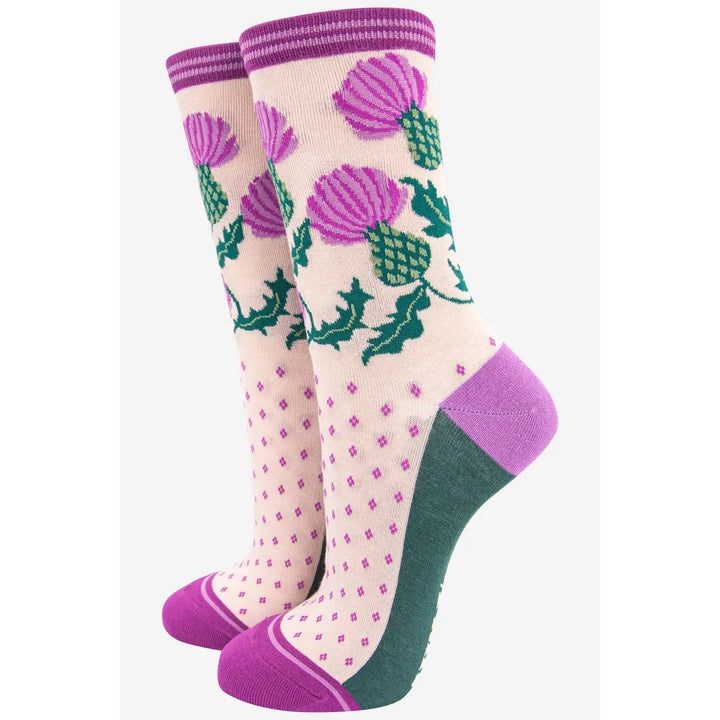 Women's Thistle Bamboo Socks