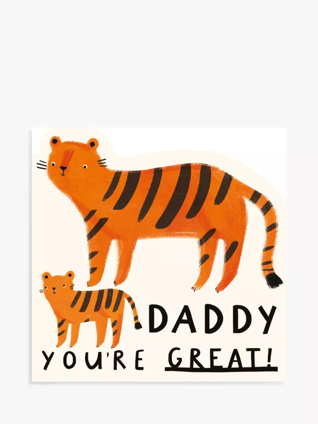 Tigers Father's Day Card
