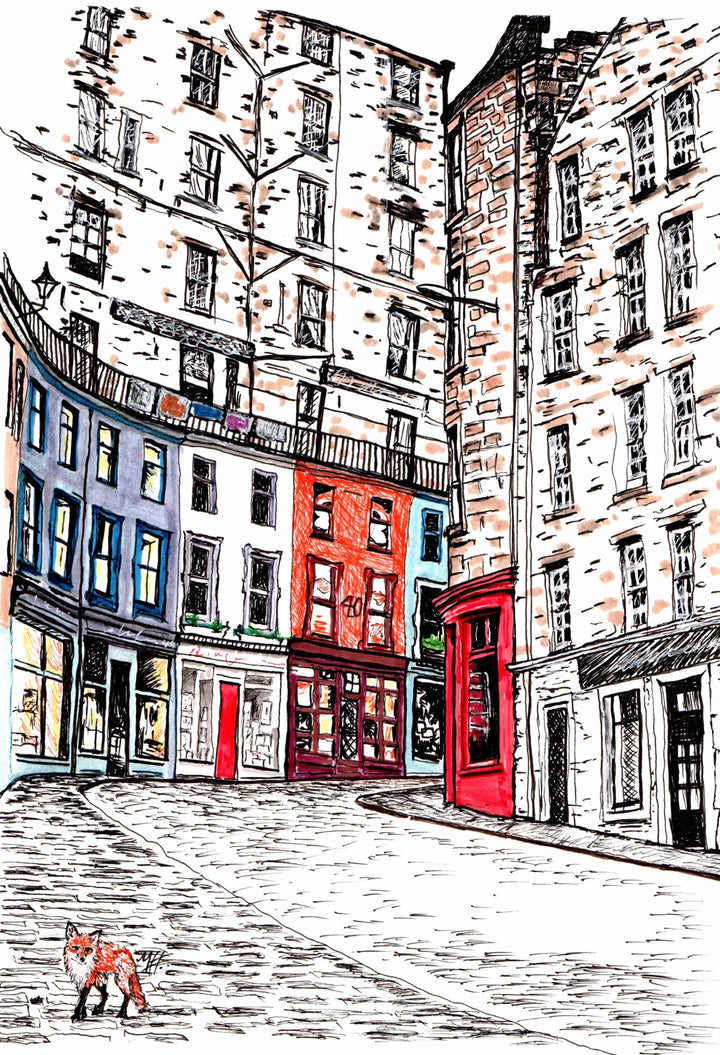 Victoria Street Edinburgh Card