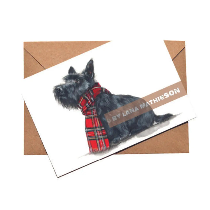 Wee Mac Scottie Dog Card