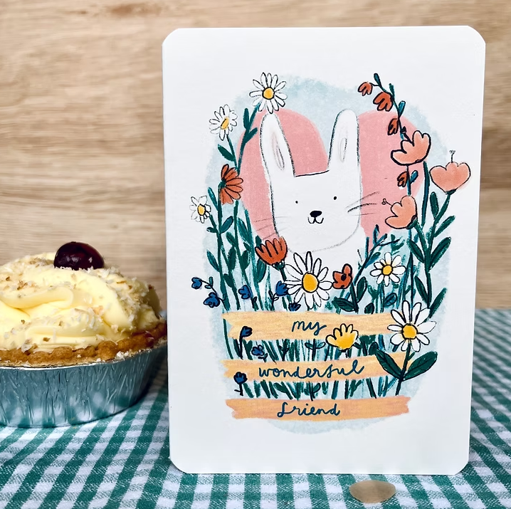 My Wonderful Friend Bunny Card