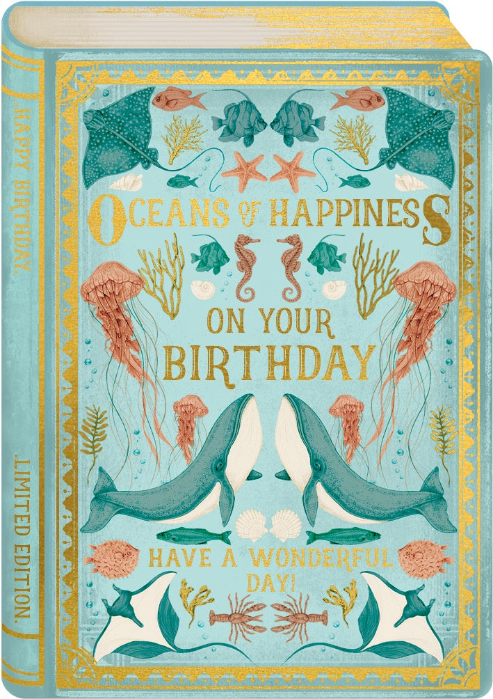 OCEANS OF HAPPINESS BIRTHDAY CARD