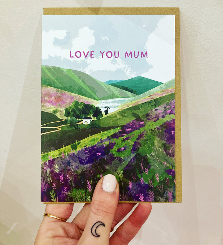 Love You Mum Heather Card