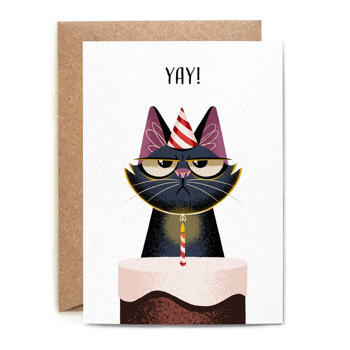 Grumpy Cat Birthday Card