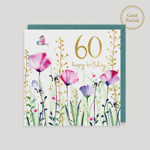 Flora 60th Card