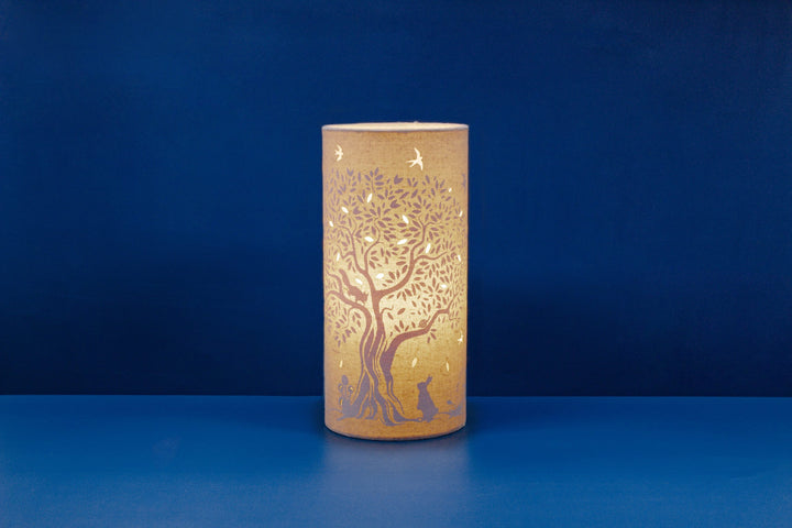 Tree of Life Fabric Silhouette Lamp