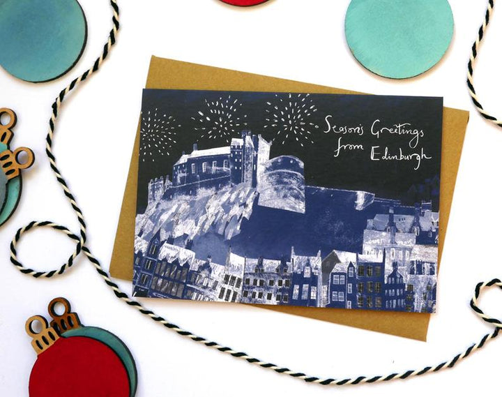 Seasons Greetings from Edinburgh Christmas Card