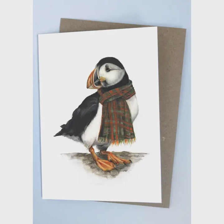 Nova Scotian Puffin Card
