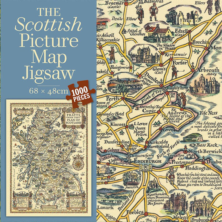 Scottish Picture Map Jigsaw