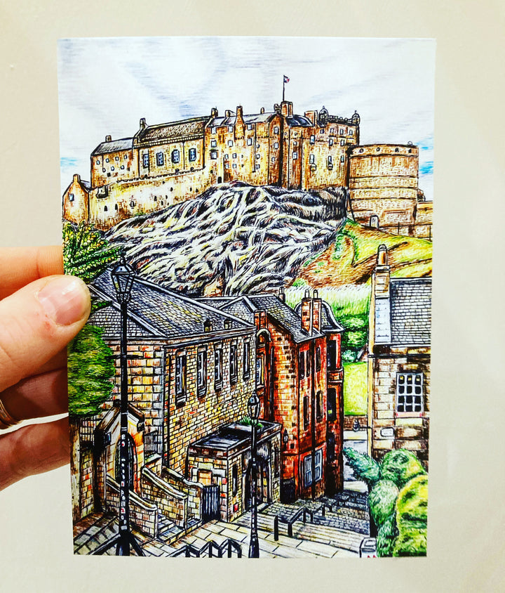 Vennel View Edinburgh Postcard
