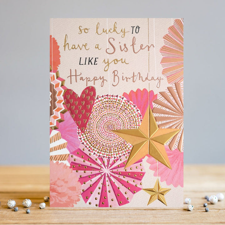 Sister Fans Birthday card