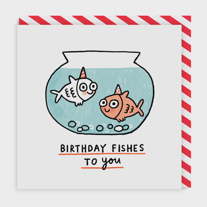 Birthday Fishes To You Greeting Card