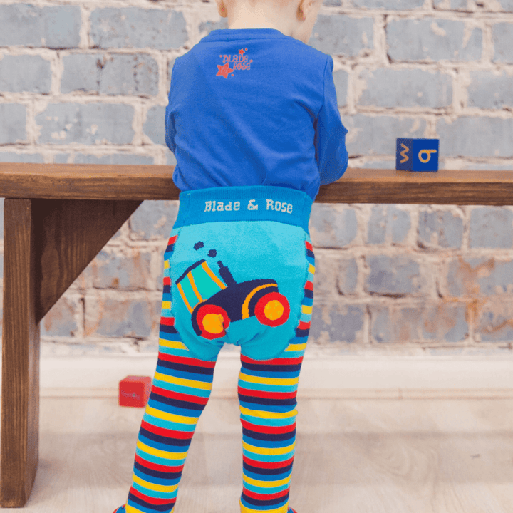 Blade & Rose farmyard Tractor Baby Leggings