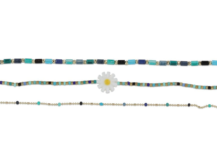 Cressida Pack Of 3 Bracelets Blue