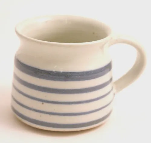 Blue Stripe Ceramic Mini Mug