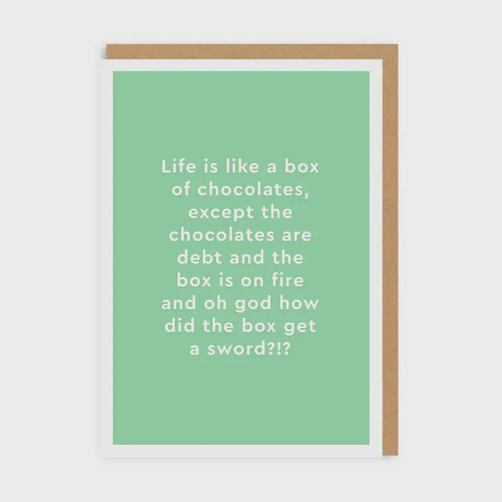 Box of Chocolates Greeting Card