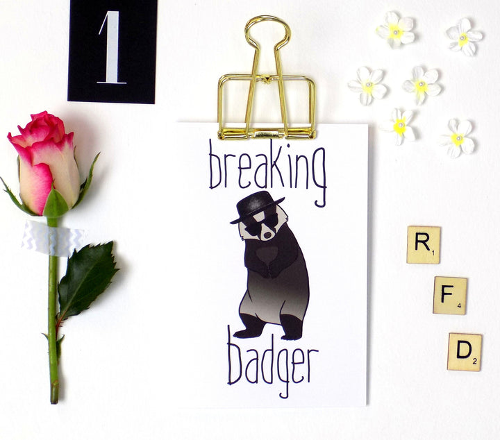 Breaking Badger Card