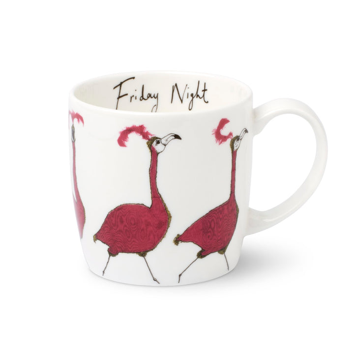 Anna Wright Friday Night Flamingo Mug