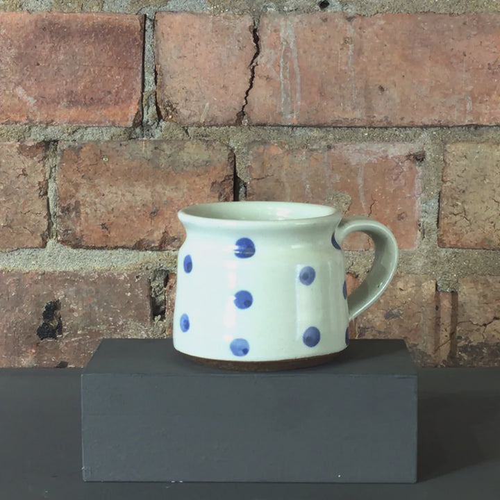 Blue Spot Ceramic Mini Mug