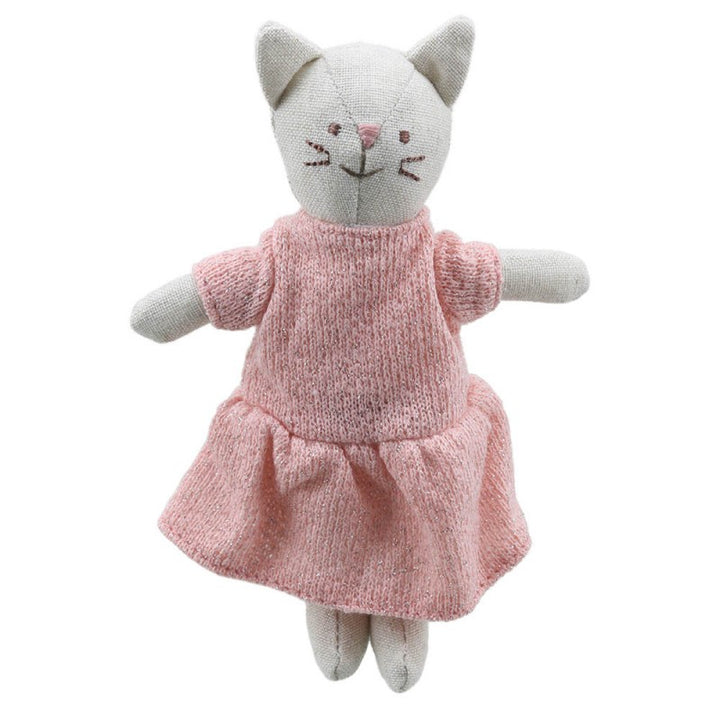 Wilberry Collectable Cat in Little Pink Dress