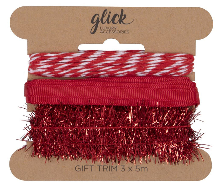 Christmas Ribbon Multipack Red
