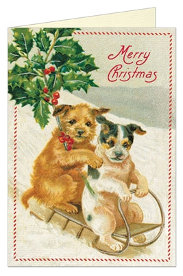 Christmas Dogs Christmas Card