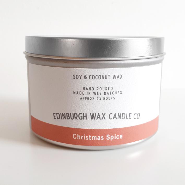 Christmas Spice Tin Candle