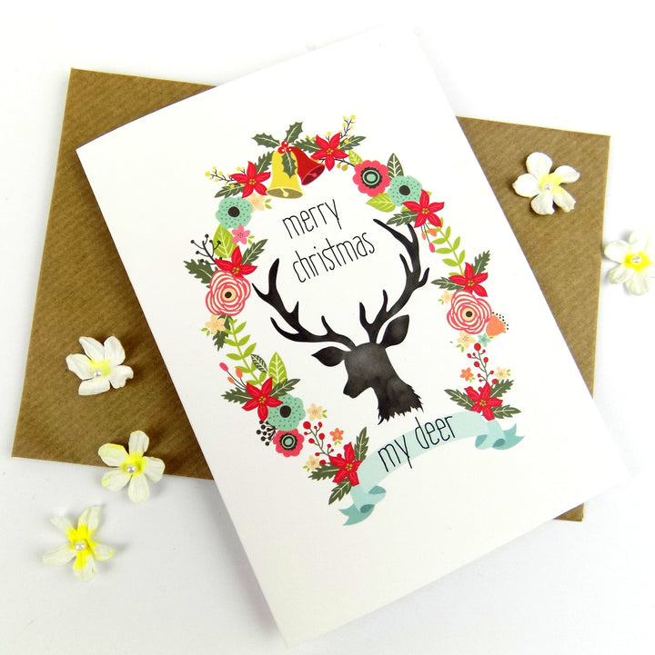 Merry Christmas My Deer Christmas card