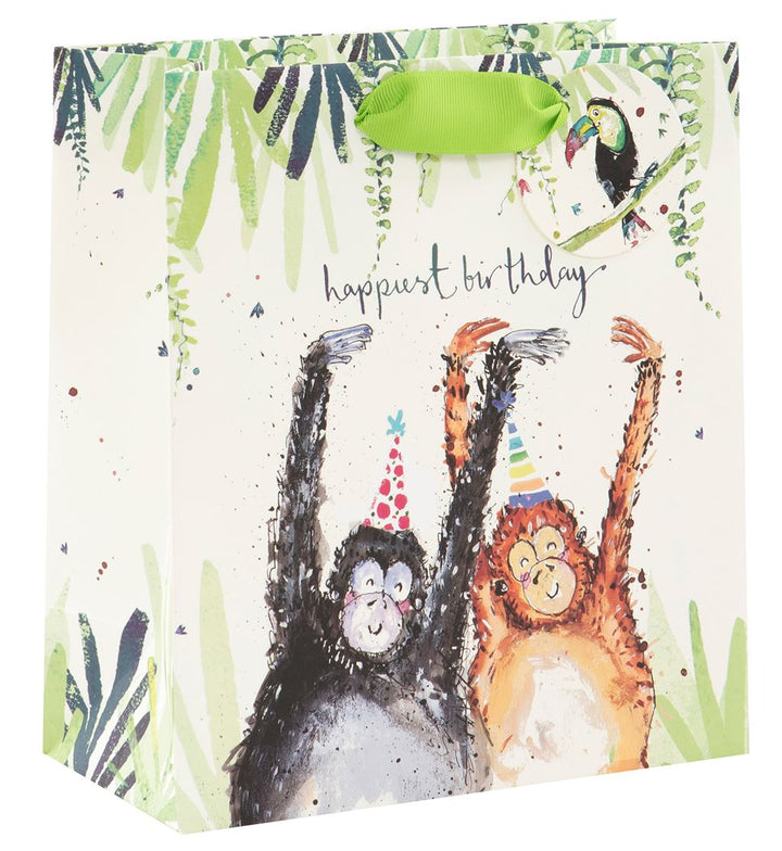 Jungle Antics Birthday Gift Bag Medium