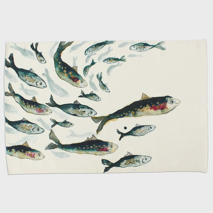Fishy Friends Tea Towel