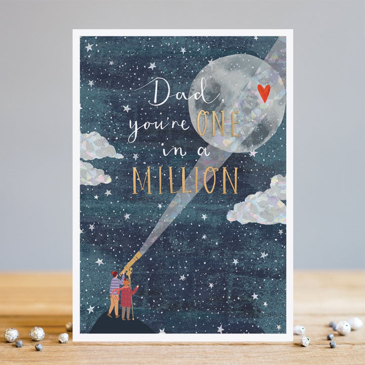 Dad One In A Million Card