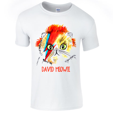 David Meowie Mens T Shirt