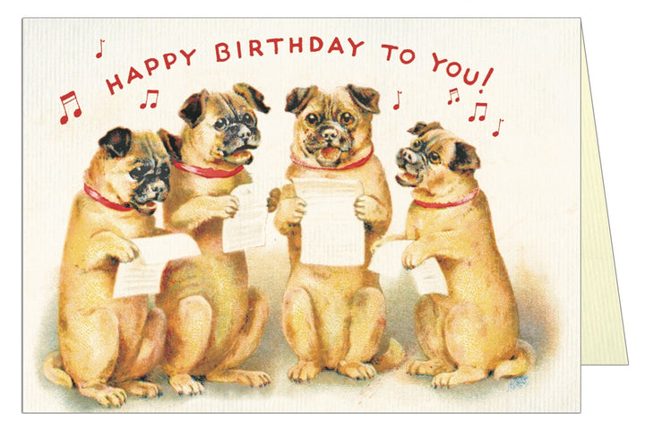 Happy Birthday Dog 4 Greeting Card
