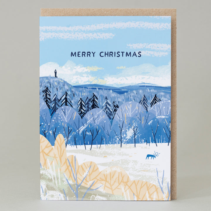Wallace Monument Scottish Christmas Card