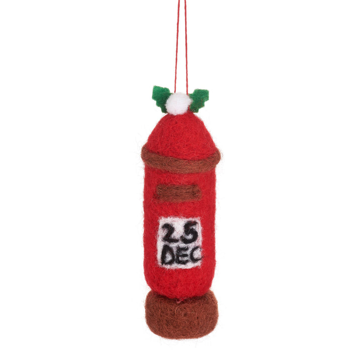 Felt Post-Box Hanging Decoration