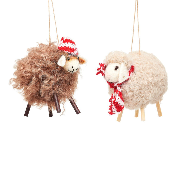 Assorted Fluffy Sheep Decoration