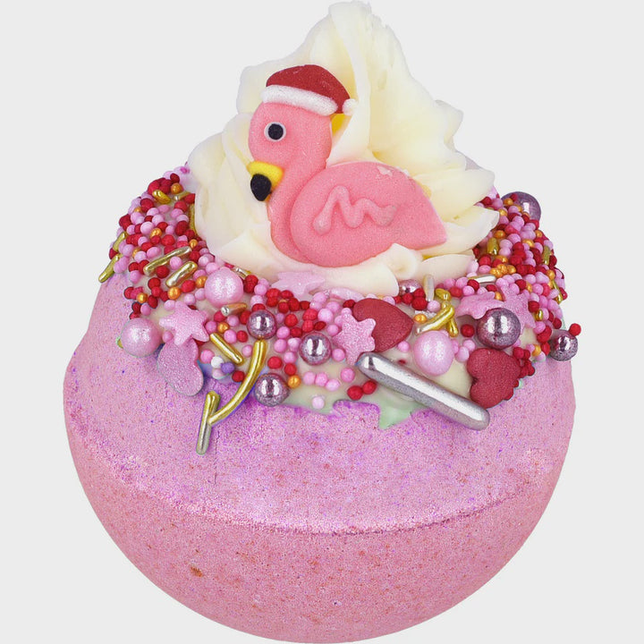 Flamingle Bells Bath Blaster Bomb