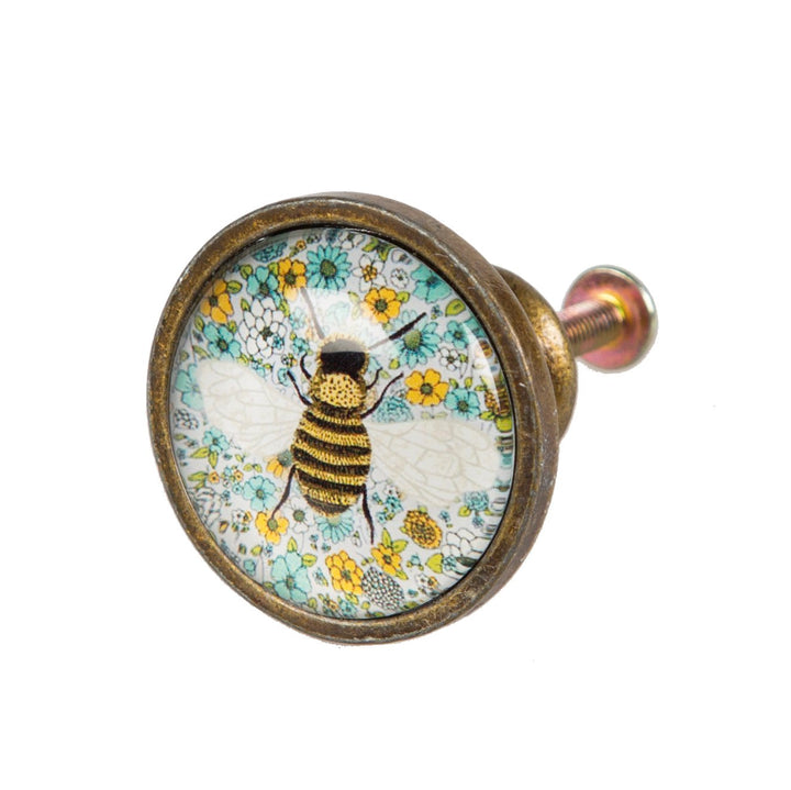 FLORAL BEE DRAWER KNOB