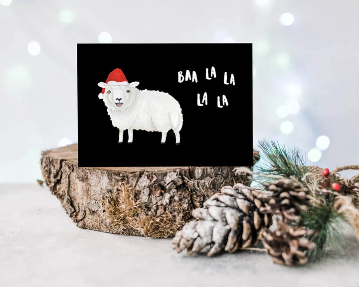 Baa La La Christmas Card