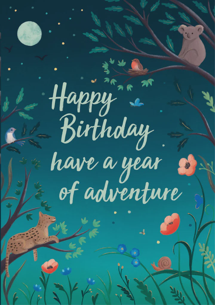 Year Of Adventure Birthday Card
