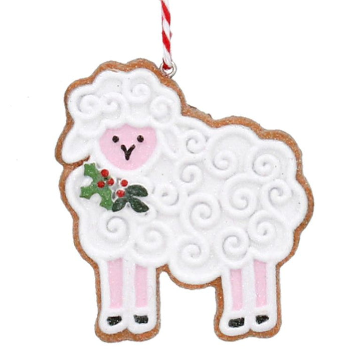 Gingerbread Sheep Resin Decoration