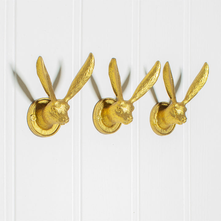 GOLD RABBIT EARS HOOK