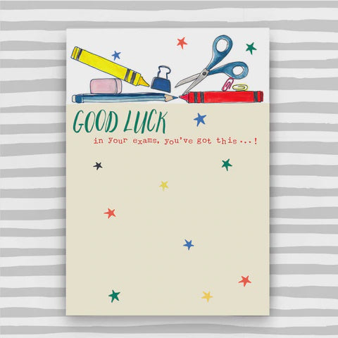 Good Luck in Your Exams Card