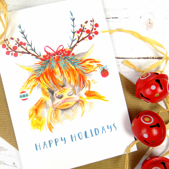 Happy Holidays (Christmas Coo) card