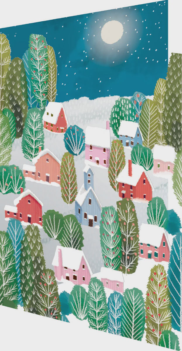 Let It Snow Lasercut Christmas Card